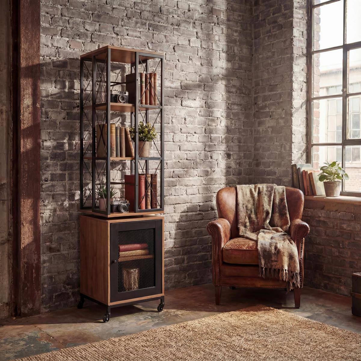 BÜCHERREGAL Braun - Braun, Holz (40/162/42cm) - MCW