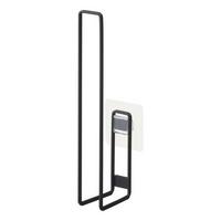 TOILETTENPAPIERHALTER mit Saugnapf – H25 cm - Schwarz, Kunststoff (7.7/25/4.5cm) - Yamazaki