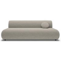 SCHLAFSOFA Arione 214 cm - Taupe/Schwarz, Kunststoff/Textil (214/74/104cm) - Selsey