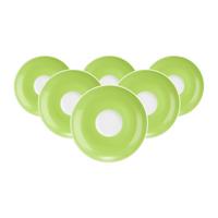 ESPRESSOUNTERTASSEN Liberty Pure Colors Lime Green ø 12 cm 6er Set - Grün, Keramik (12cm) - Seltmann Weiden
