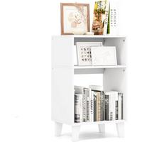 BEISTELLTISCH 65cm Weiß - Weiß, Holz (30/40/65cm) - COSTWAY