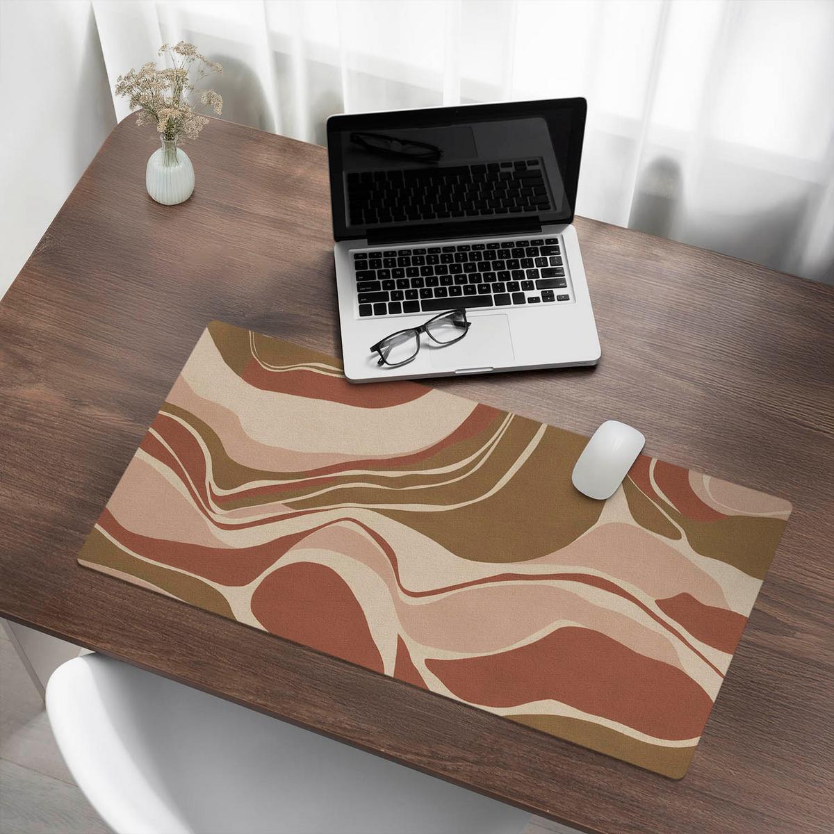 SCHREIBTISCHUNTERLAGE 90x45 cm Beige - Beige, Kunststoff (90/45/1.6cm) - Wallfluent