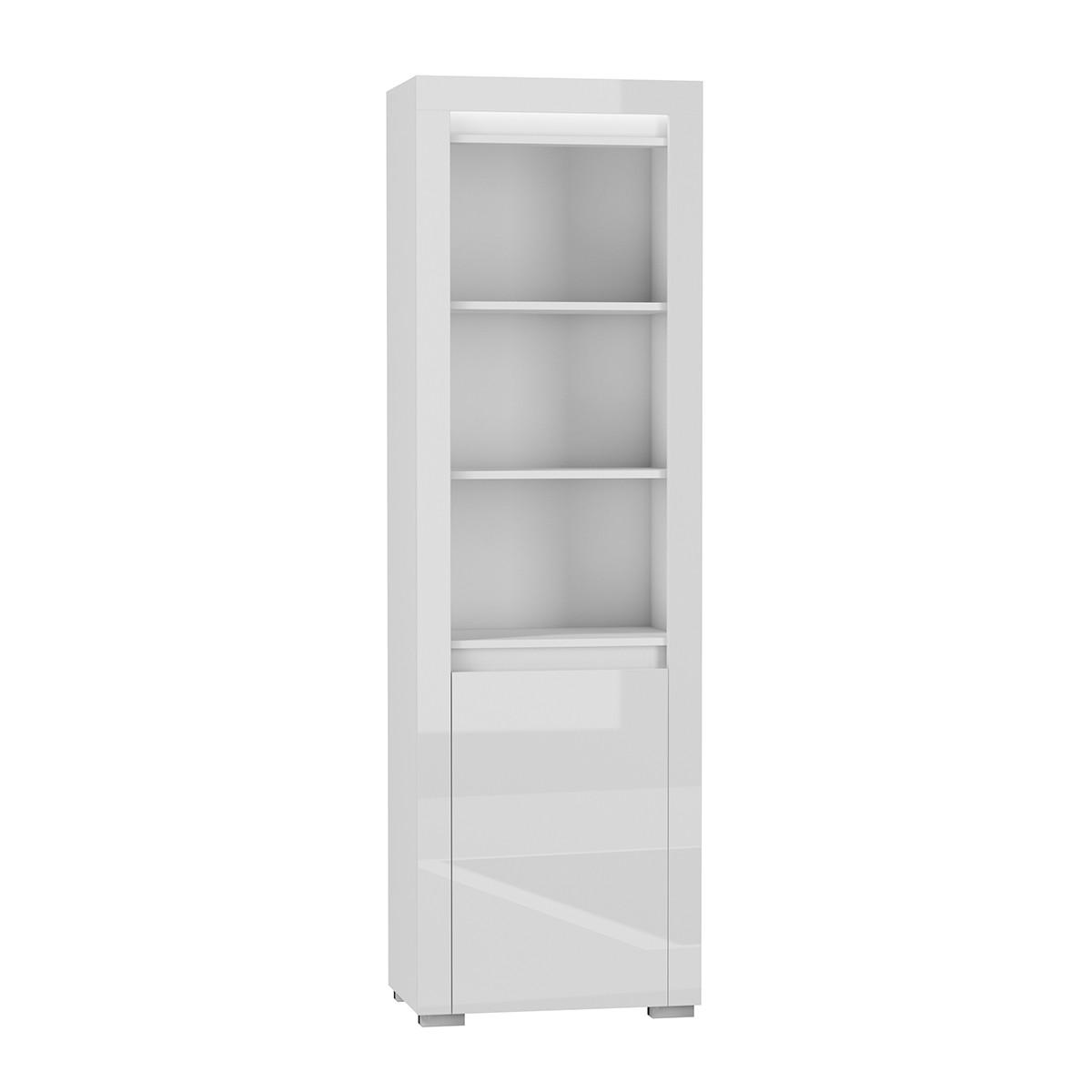 BÜCHERREGAL Kasla Weiß - Weiß, Holzwerkstoff (60/195/39cm) - Petits-meubles