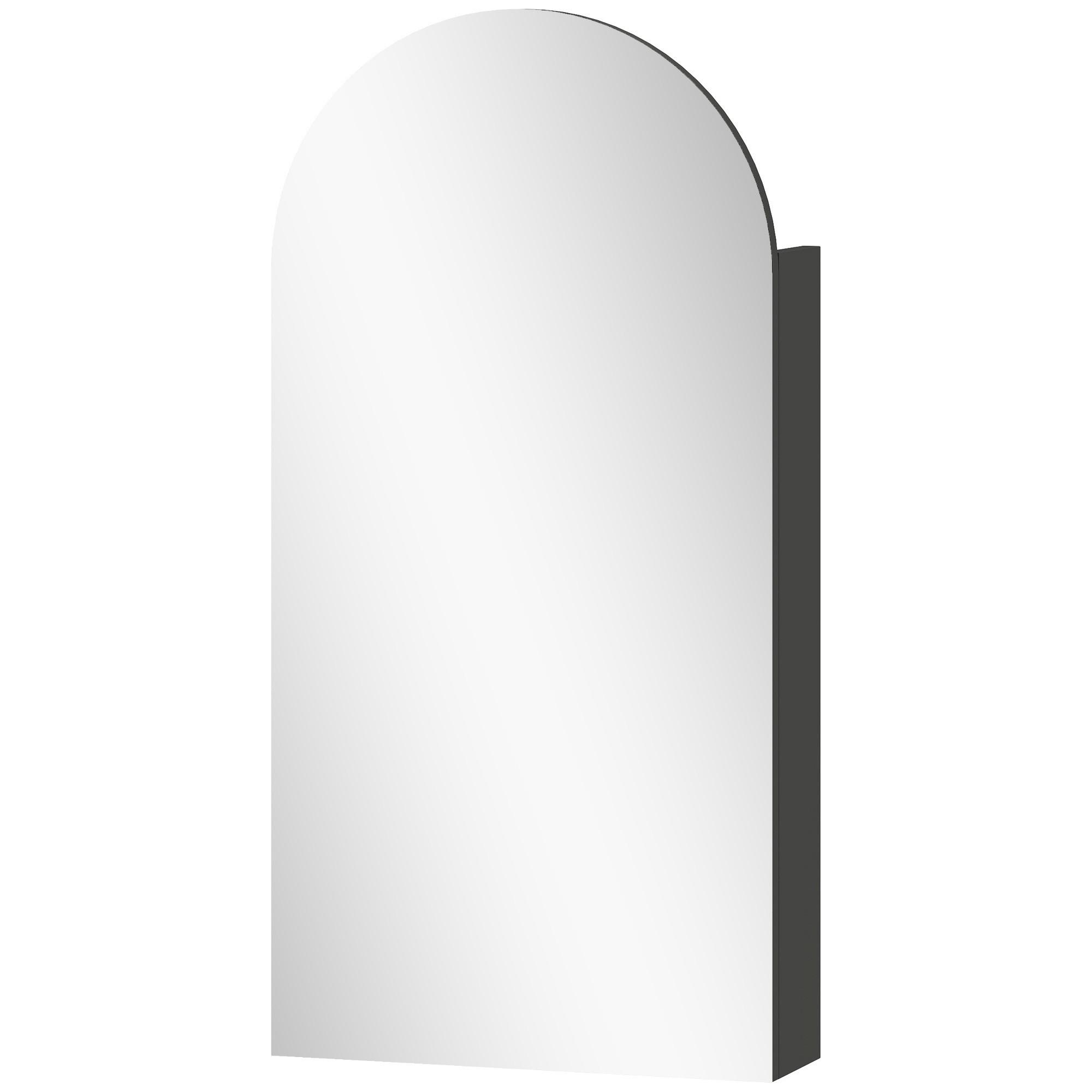 HÄNGENDER Badschrank mit Regalen - Schwarz/Weiß, Glas/Holzwerkstoff (12/80/40cm) - HOMCOM