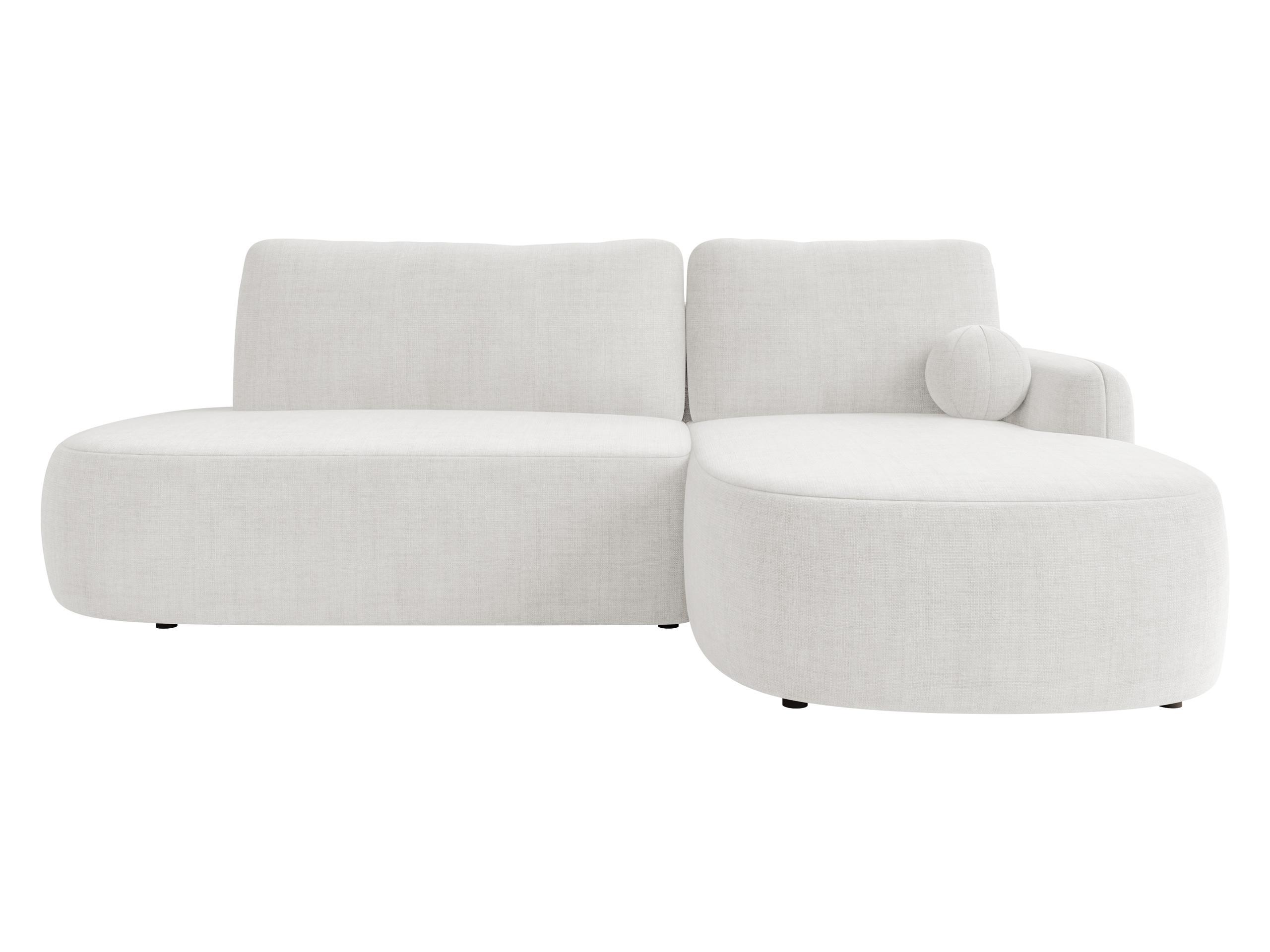 ECKSOFA Loridu O Premium, Seite: Rechts - Creme/Schwarz, Holz/Kunststoff (174/274cm) - MIRJAN24