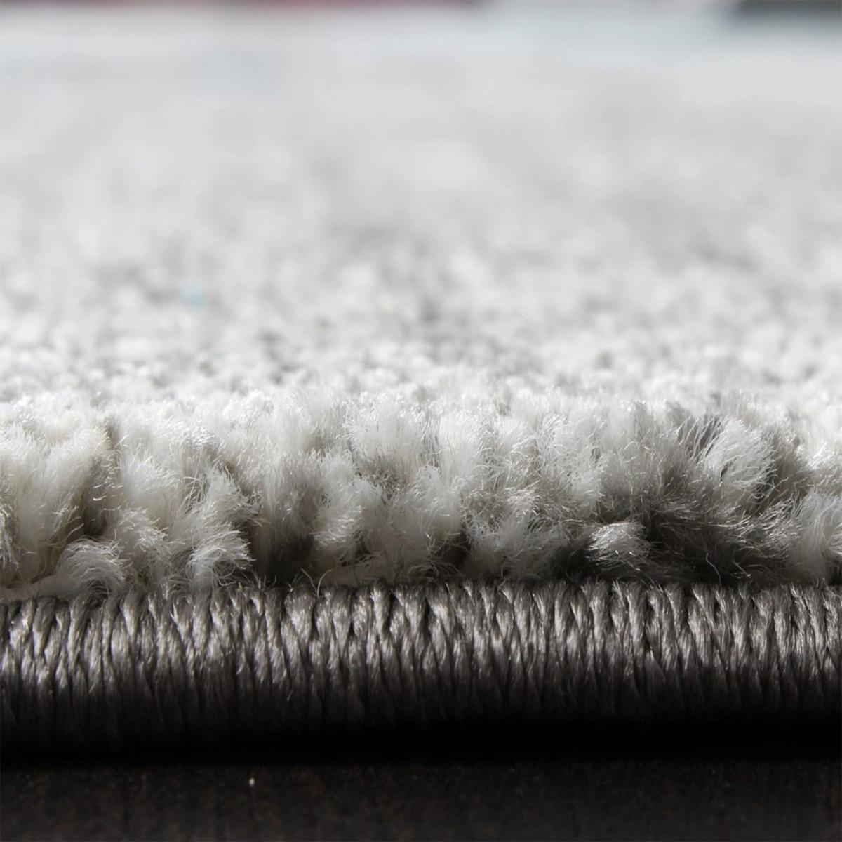 KURZFLORTEPPICH, abstrakt, aus Polypropylen, Florhöhe 12 mm, Hellgrau, 120 x 170 cm - Grau, Textil (170/120cm) - KADIMA DESIGN