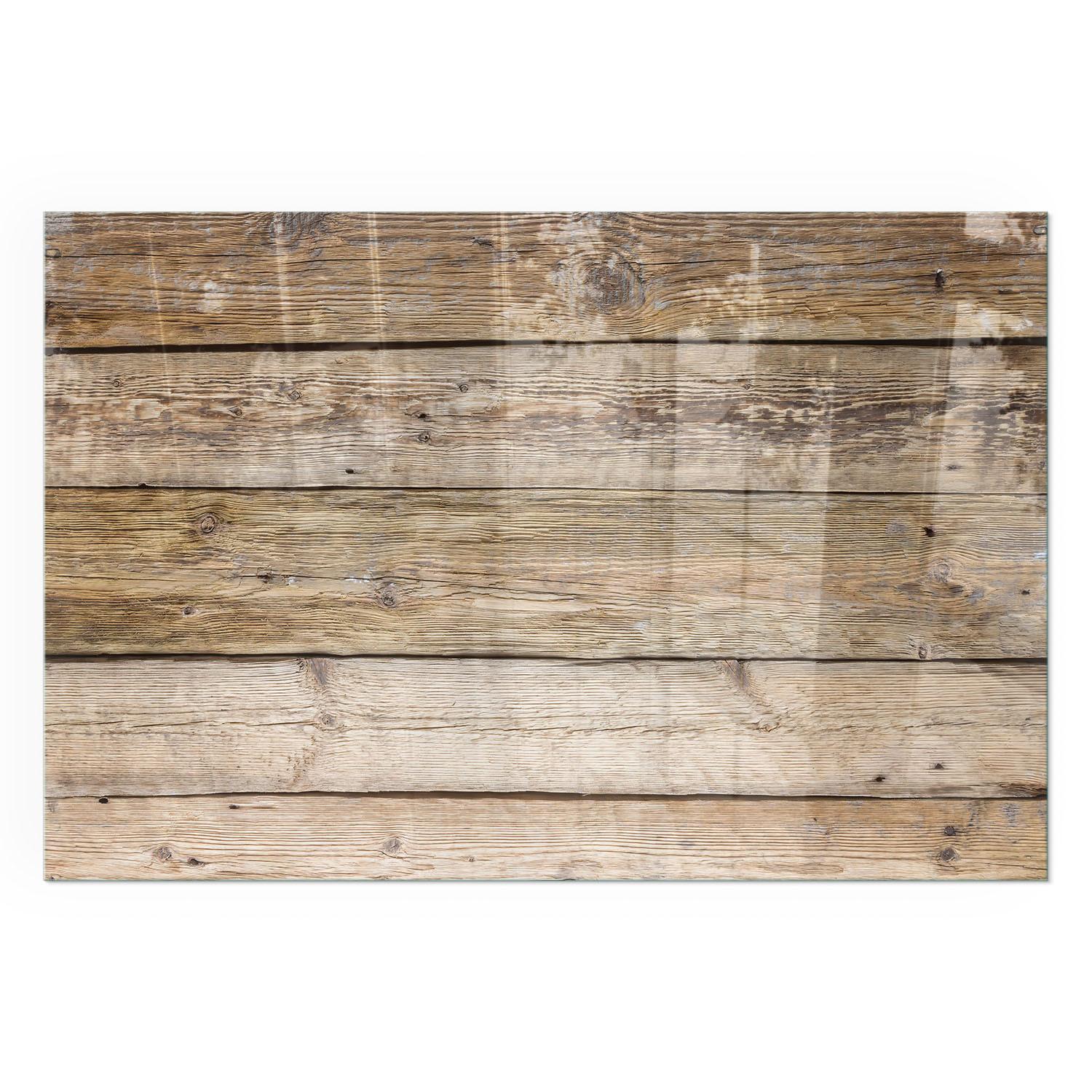 GLASPLATTE für Kamin 60x40 cm - Beige, Glas (60/40/0.4cm) - TULUP