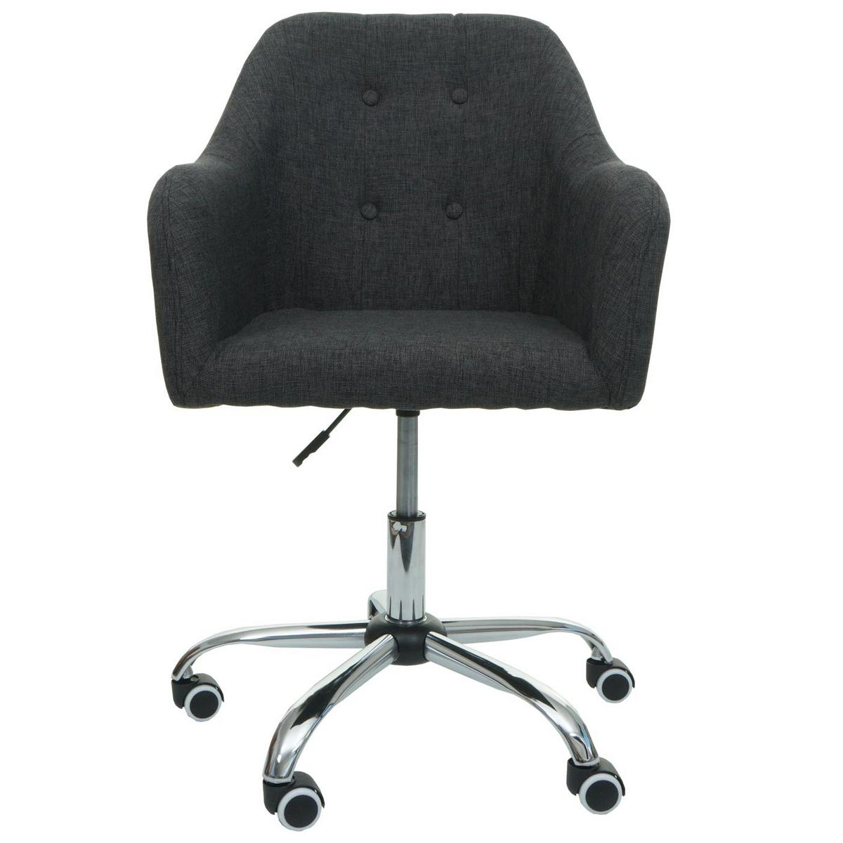 BÜROSTUHL Grau - Grau, Textil (57/95/62cm) - MCW