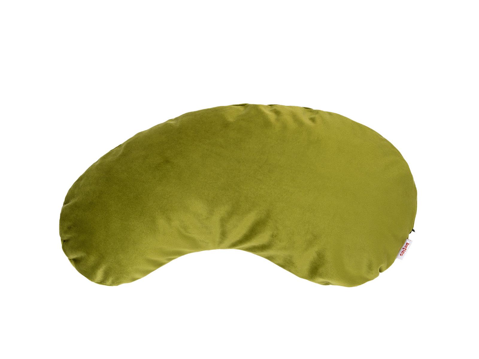 KISSEN-BOHNE Samt&Sonders mai-grün 45/25 cm - Olivgrün/Grün, Textil (25/45cm) - beties Heimtextil
