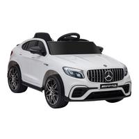 KINDERFAHRZEUG Fernbedienung Elektroauto Mercedes-Benz MP3 37-60 Monate 2 Farben - Weiß, Kunststoff (115/70/55cm) - HOMCOM