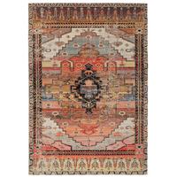 KURZFLOR DESIGNER TEPPICH MODERN VINTAGE ORIENT MUSTER - Rostfarben, Textil (160/230cm) - Pergamon