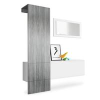 GARDEROBE Carlton Paneel in Avola-Anthrazit - Anthrazit, Holzwerkstoff (156/193/35cm) - Vladon