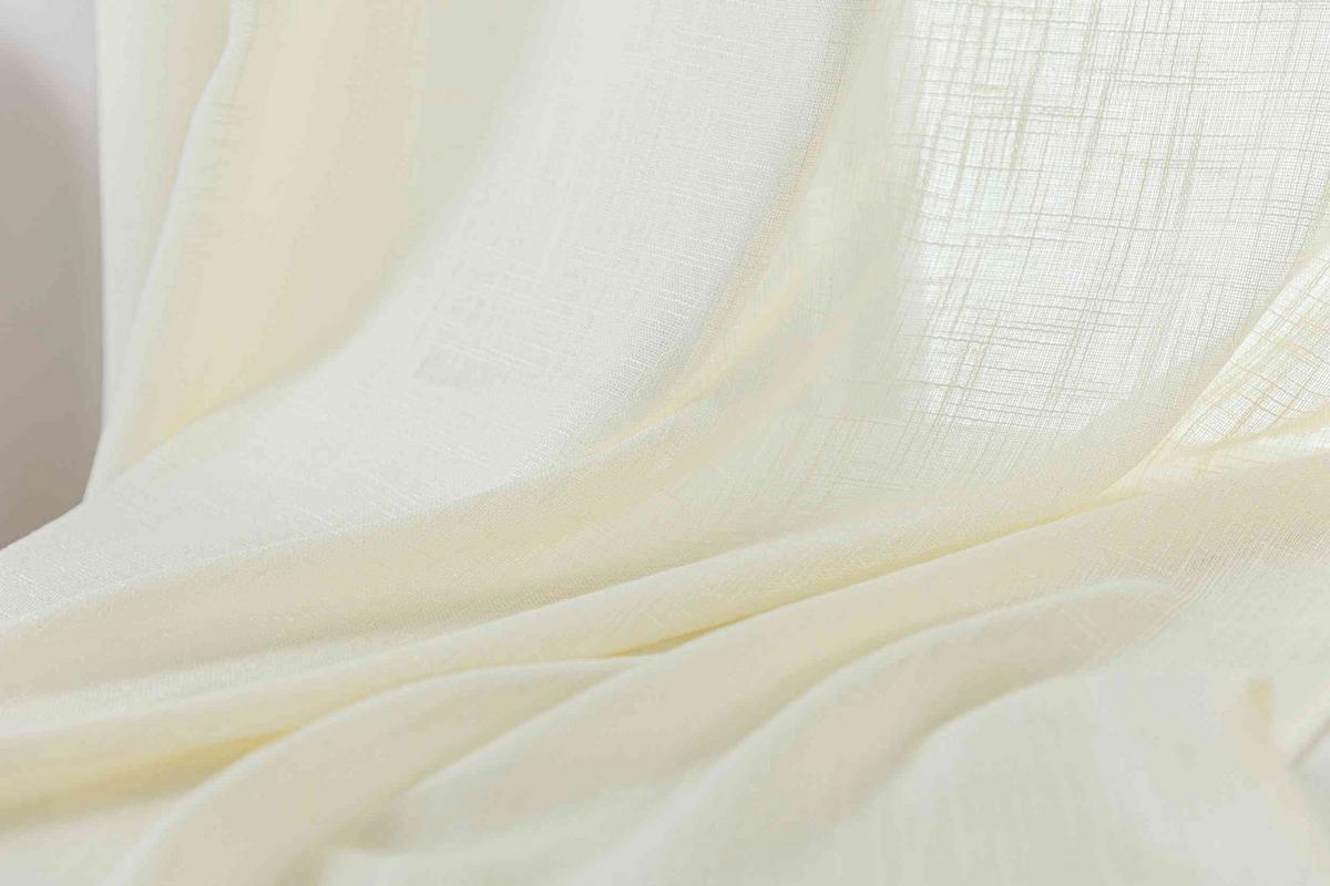 GARDINE SEOUL HxB 245x140 cm Creme - Creme, Textil (140/245cm) - Gardinenbox