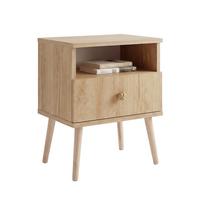NACHTSCHRANK VALERIO 44/31/56 cm Craft-Eiche - Beige, Naturmaterialien/Holzwerkstoff (44/55.5/31cm) - Idohome
