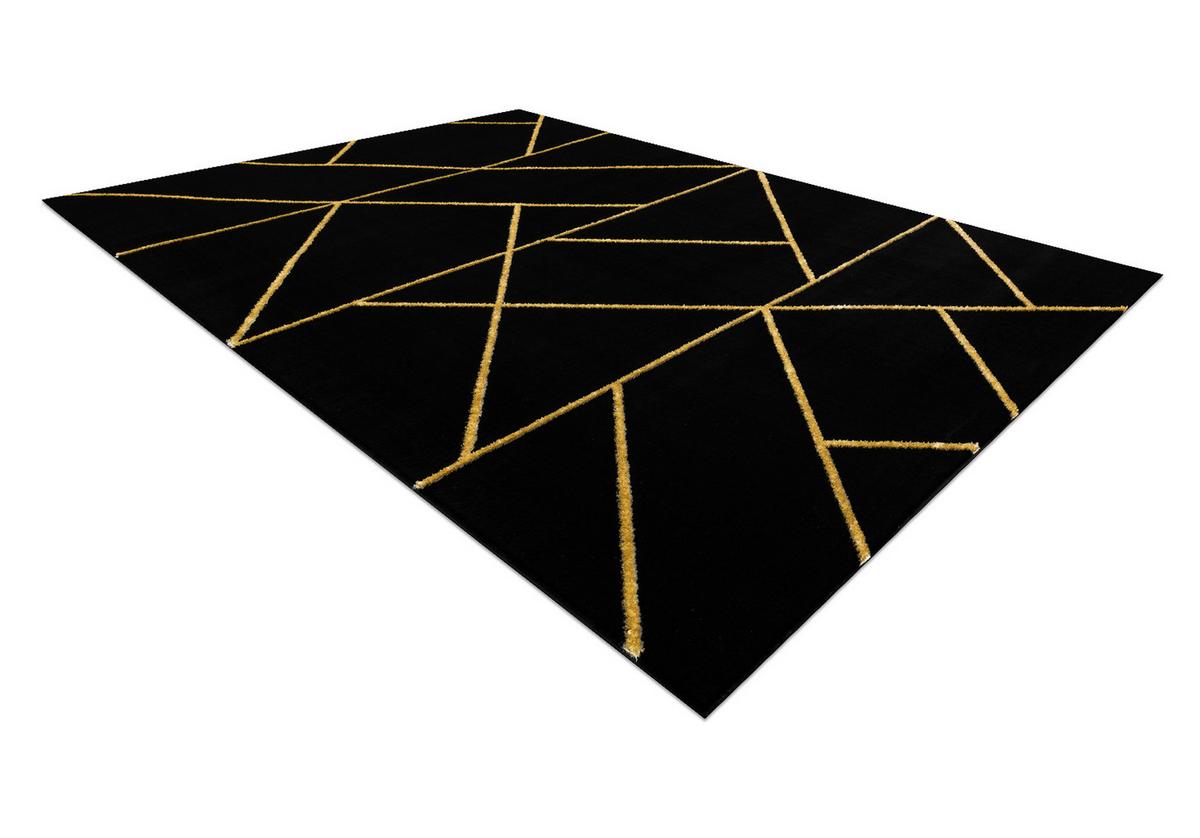 TEPPICH Emerald 160/220 cm - Schwarz, Textil (160/220cm) - rugsX