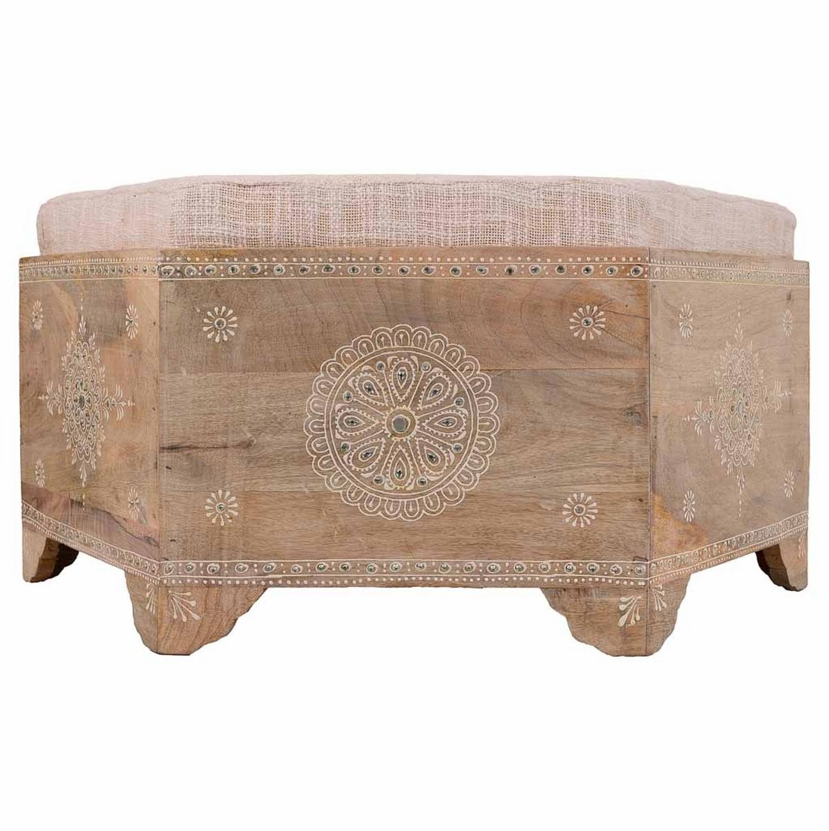 BANK aus Holz 70x60x29 cm - Braun, Holz (70/29/60cm) - Wanderlust