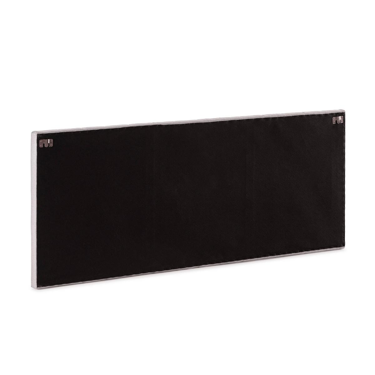 KOPFTEIL Eris 140x60 cm Hellgrau - Grau, Textil (5/140/140cm) - VS Venta-stock