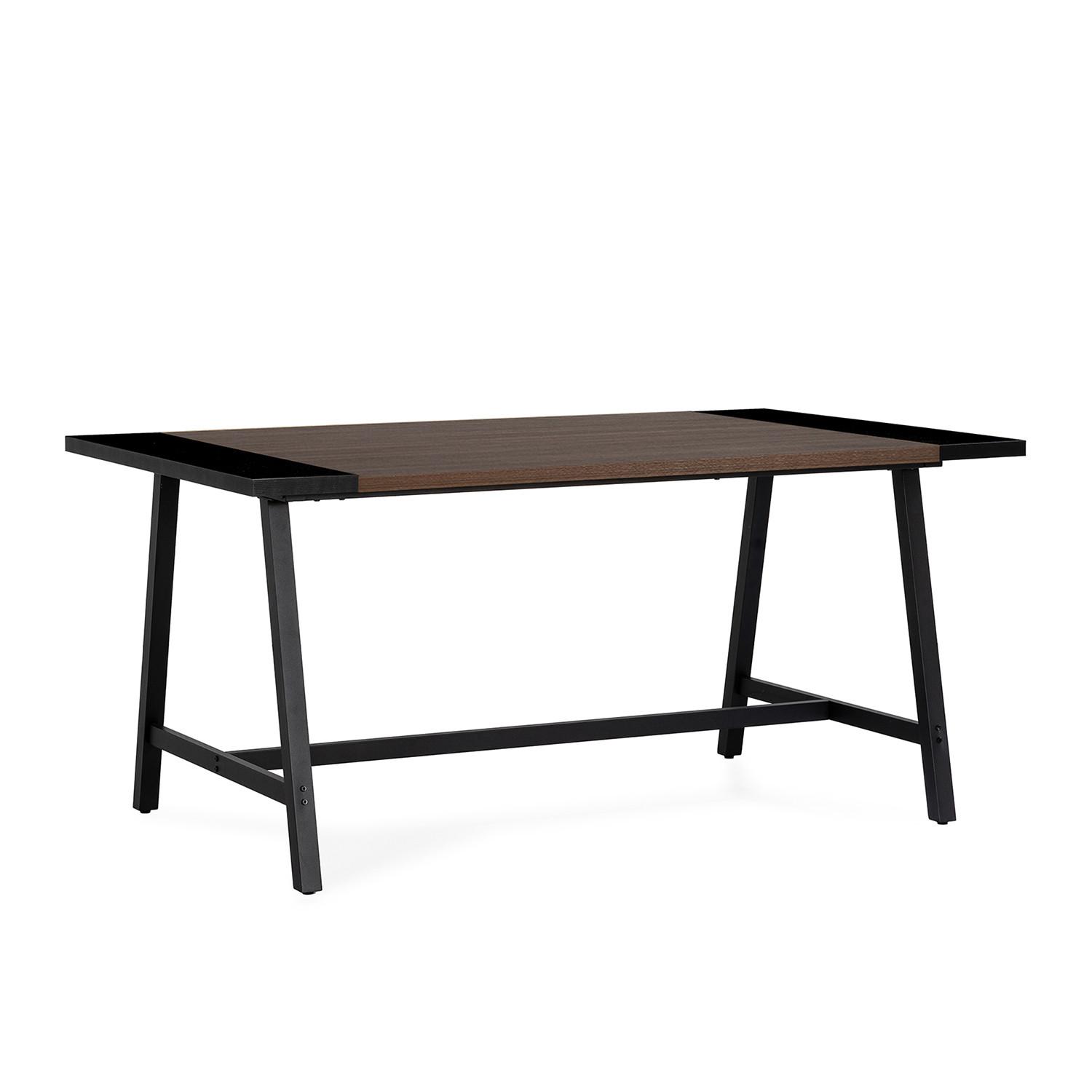 ESSTISCH Caracas Walnuss-Optik, 160 cm - Walnussfarben, Holzwerkstoff (80/160/75cm) - VS Venta-stock