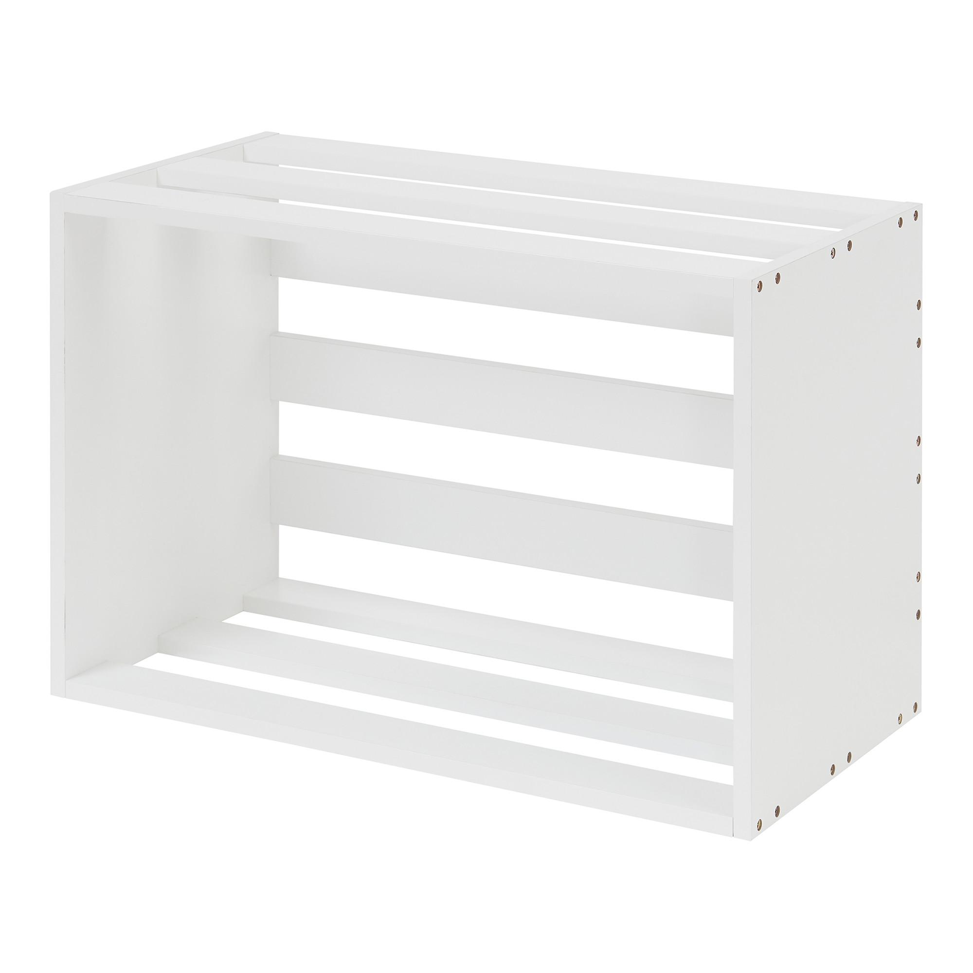 BEISTELLTISCH Rønde - Weiß, Holzwerkstoff (33/64/43cm) - [en.casa]