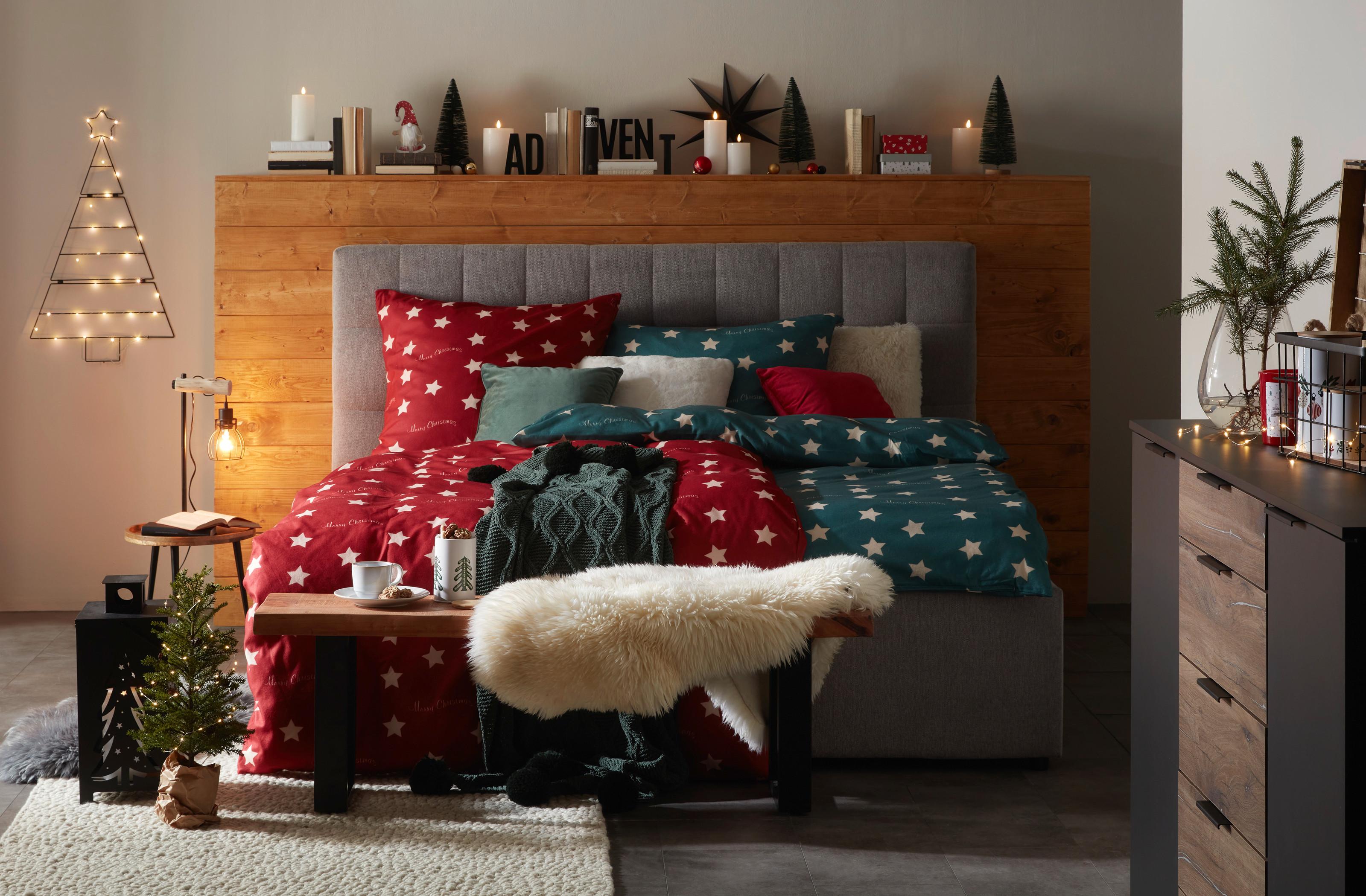 Świąteczna pościel do sypialni w stylu Christmas Fable