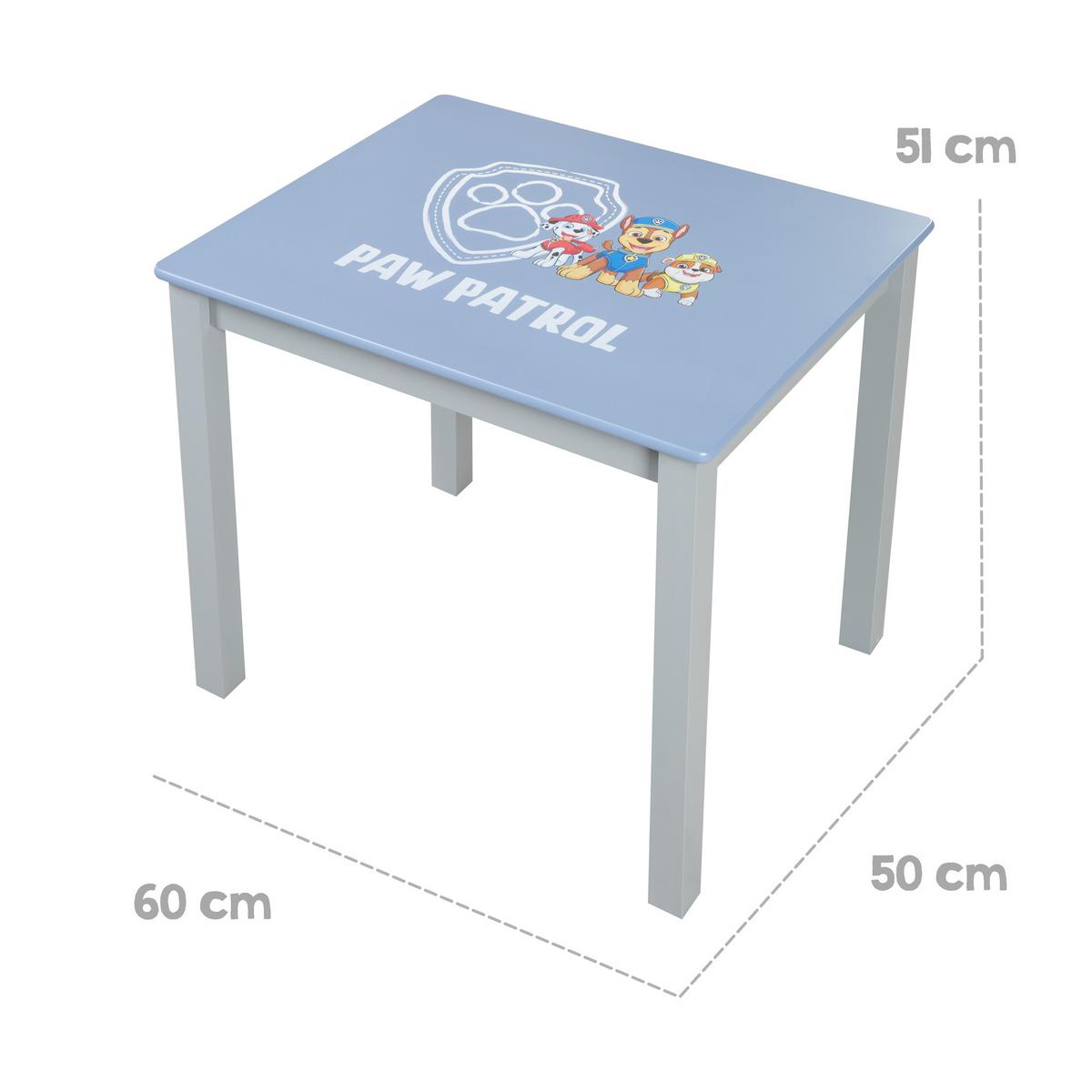KINDERSITZGRUPPE Paw Patrol - Blau, Holzwerkstoff (50/51/60cm) - Roba