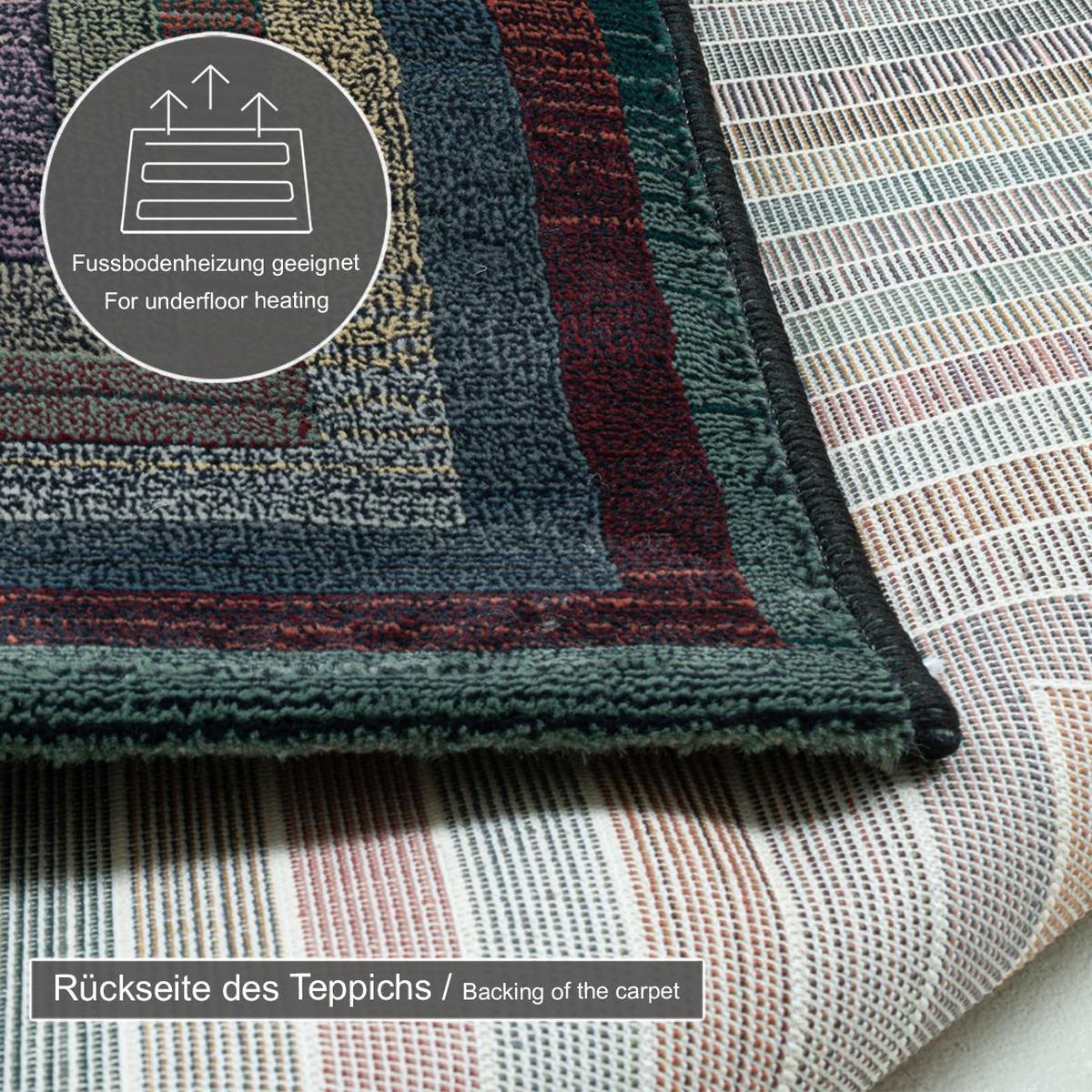 WEBTEPPICH Gabiro 001 60x90 cm - Multicolor, Textil (60/90cm) - THEKO