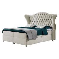 BOXBETT Livia - H3 - Creme, Holz (160/200cm) - MIRJAN24