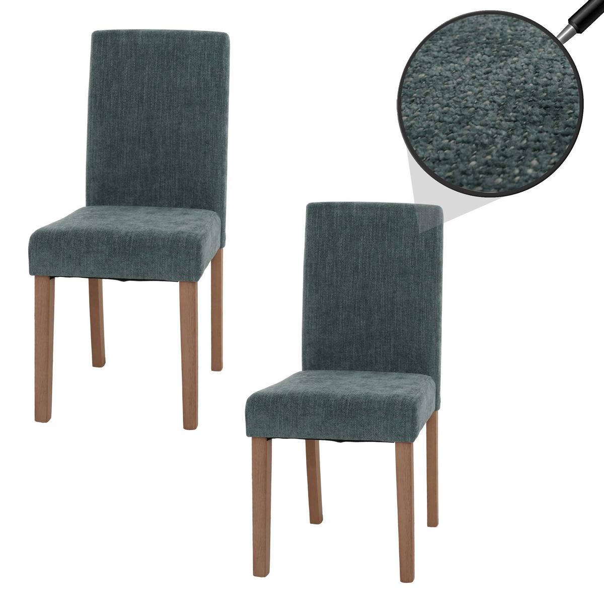 ESSZIMMERSTUHL Grün 2er-Set - Grün, Textil (42/90/50cm) - MCW
