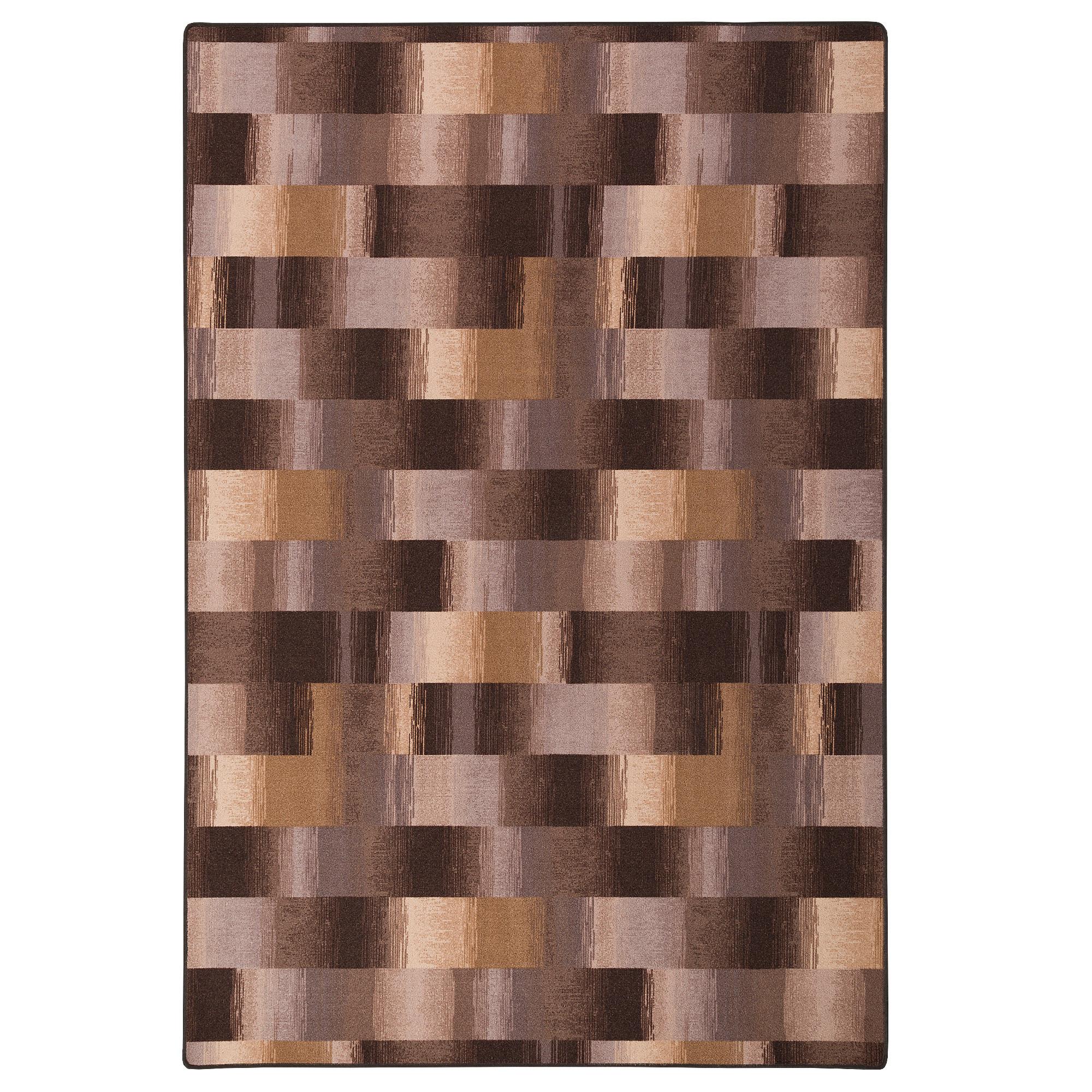 DESIGNER VELOUR TEPPICH MYSTIC KARO - Braun, Textil (80/160cm) - Snapstyle