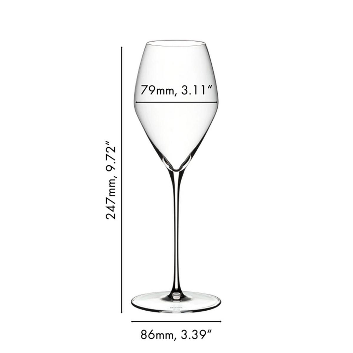 ROSÉ WEINGLÄSER Veloce transparent 347 ml 2er Set - Transparent, Glas (0.347L) - Riedel