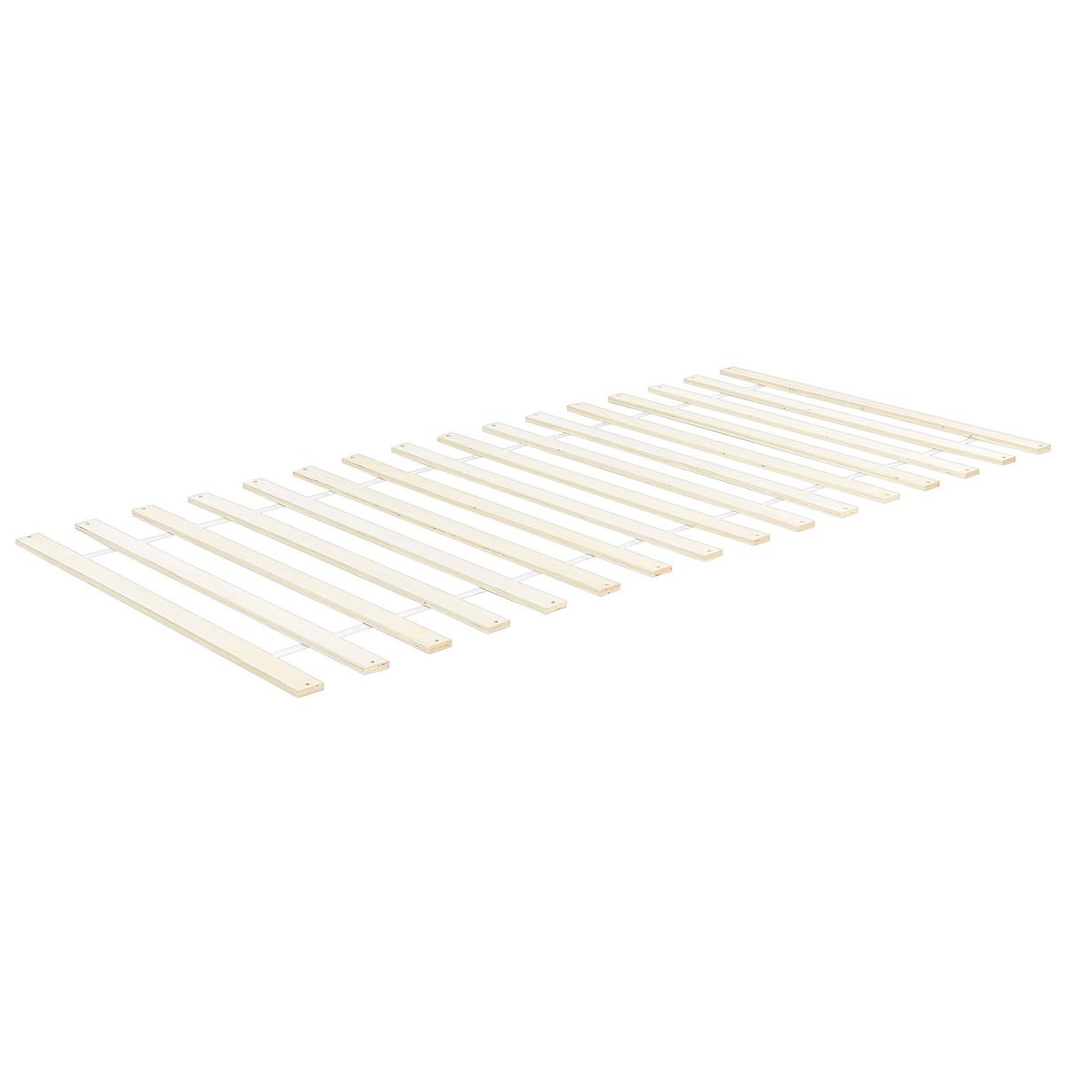 BETT mit Lattenrost 90/200 cm Kiefernholz Braun Olendon - Braun, Holz (90/200cm) - Beliani