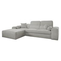 ECKSCHLAFSOFA Vito I, Seite: Links - Hellgrau, Holz/Textil (276/187cm) - MIRJAN24