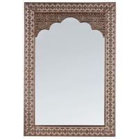 WANDSPIEGEL 60/90 cm Metall Kupfer Pali - Kupferfarben, Metall (60/91/5cm) - Beliani