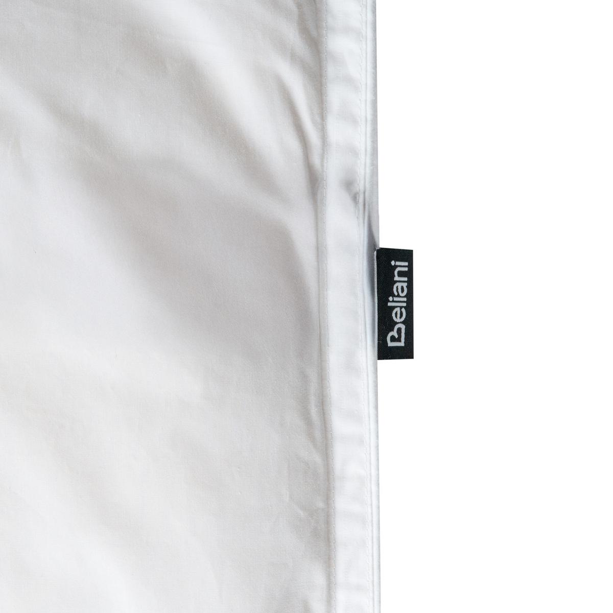 BETTDECKE Zweilagig Entenfedern und Daunen 4-Jahreszeiten 200/200 cm Serrato - Weiß, Textil (200/200cm) - Beliani