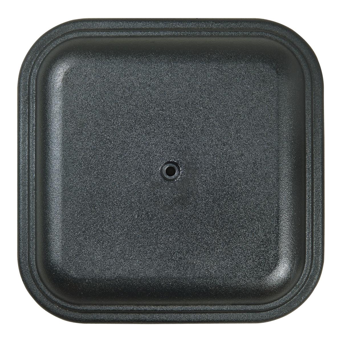 SONNENSCHIRMSTÄNDER Biccari - Schwarz, Stein (35/35cm) - casa.pro