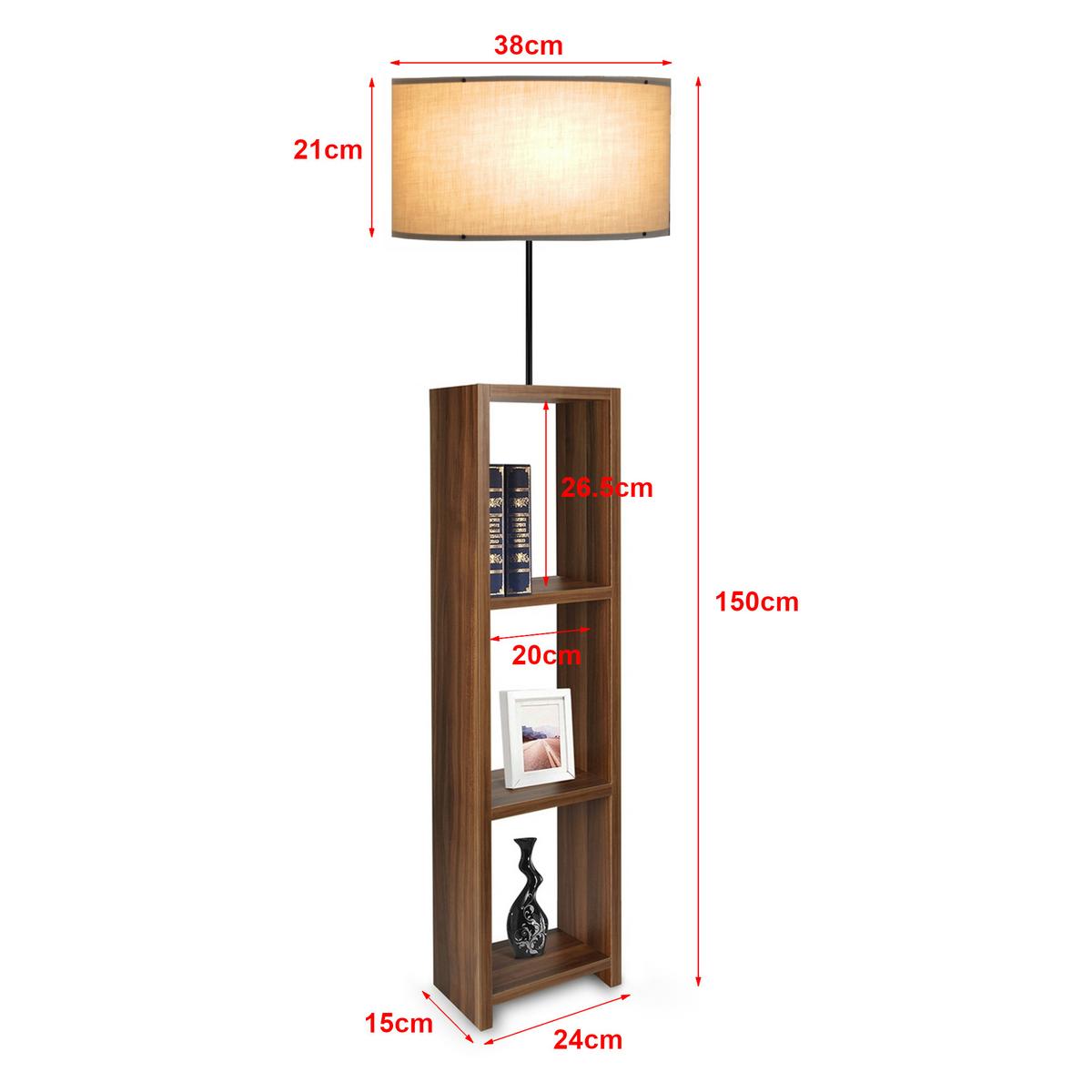 STEHLEUCHTE Redditch - Beige, Metall (38/38/150cm) - lux.pro