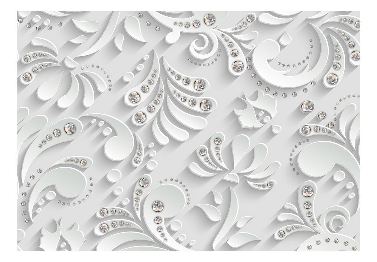 SELBSTKLEBENDE FOTOTAPETE Grau 98/70 cm - Beige/Grau, Kunststoff/Textil (98/1cm) - KUNSTLOFT