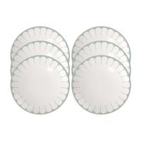 FRÜHSTÜCKSTELLER Fleur Couleur Vert ø 21,2 cm 6er Set - Grün, Keramik (21.2cm) - Villeroy & Boch