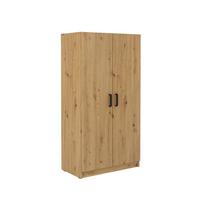 DREHTÜRENSCHRANK MALTESA 79,9/153,6/43,6cm 2-türig Eiche Artisan - Eiche Artisan, Holzwerkstoff (79.9/153.6/43.6cm) - MASSENO