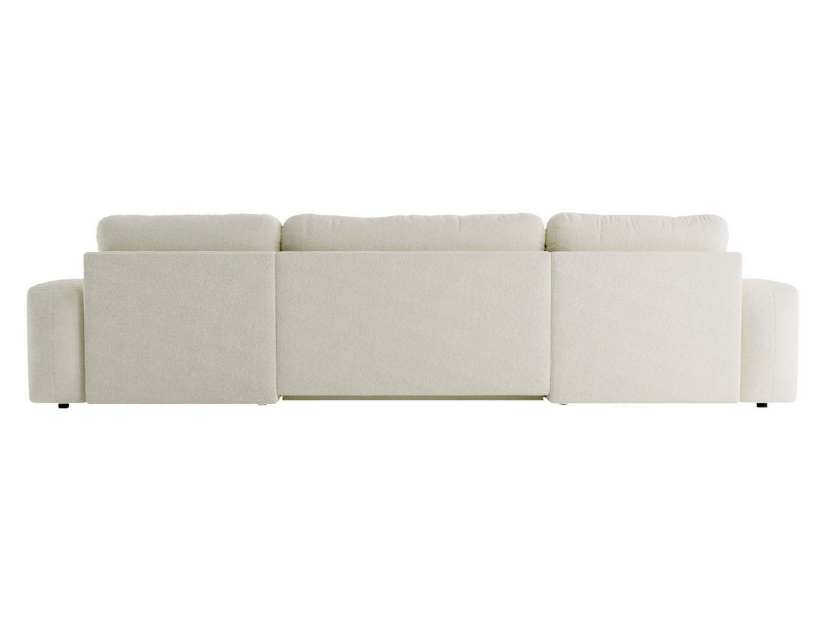 WOHNLANDSCHAFT Filo U - Beige/Schwarz, Holz/Kunststoff (374/94/177cm) - MIRJAN24
