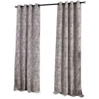 VORHANG 2ER SET VENEDIG HxB 245x140 cm Creme Schwarz - Creme, Textil (140/245cm) - Gardinenbox