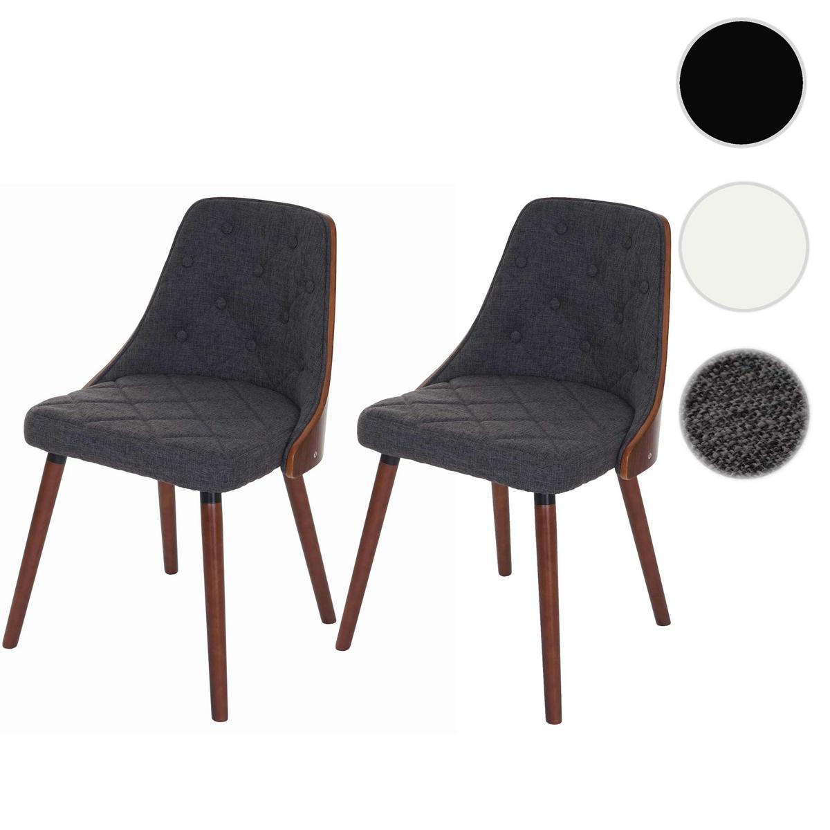 ESSZIMMERSTUHL Grau 2er-Set - Grau, Textil (50/82/53cm) - MCW
