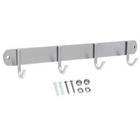 GARDEROBENLEISTE 30/5/5 cm - Silberfarben, Metall (5/5/30cm) - Intirilife