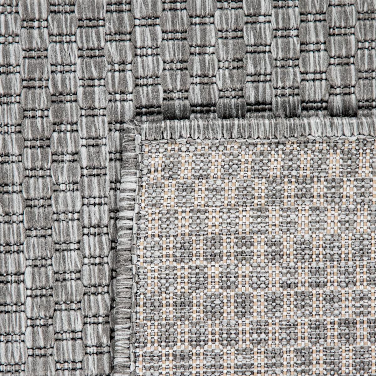 FLACHWEBTEPPICH, einfarbig, aus Polypropylen, Hellgrau, 80 x 250 cm - Grau, Textil (80/250cm) - KADIMA DESIGN