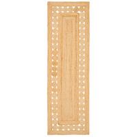 NATURFASER TEPPICH LÄUFER JUTE SALSA - Naturfarben, Textil (80/150cm) - Pergamon