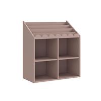 BÜCHERREGAL Book Nook Rose - Pink, Holzwerkstoff (71/76/33cm) - Petits-meubles