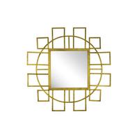WANDSPIEGEL Gold 89/89 cm - Goldfarben, Metall (9.81/89/3cm) - KUNSTLOFT