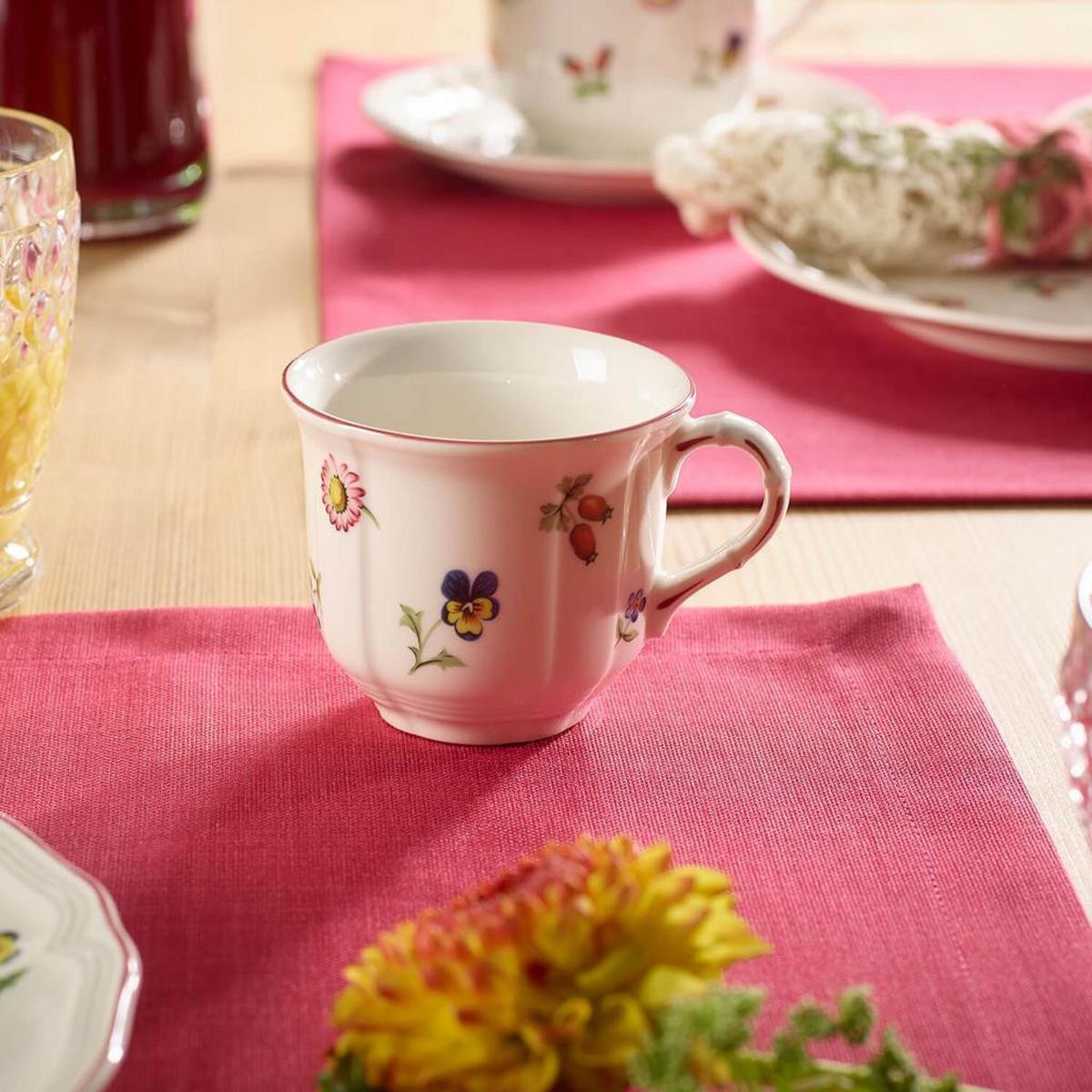 KAFFEETASSEN Petite Fleur weiß 120 ml 6er Set - Weiß, Keramik (0.12L) - Villeroy & Boch