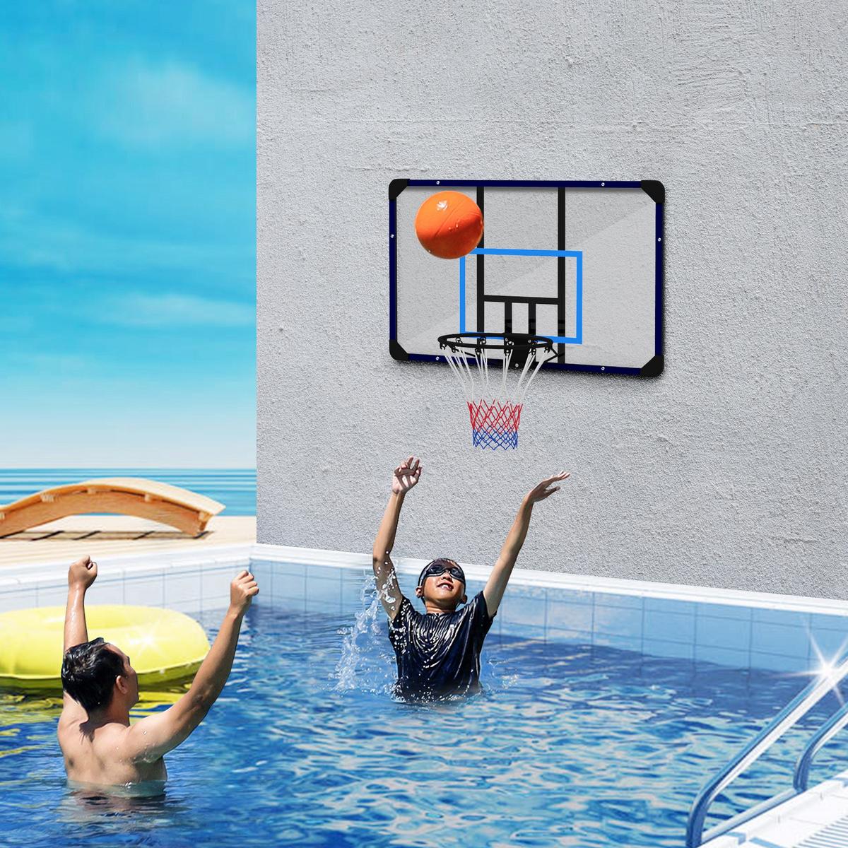 BASKETBALLKORB - Blau, Metall (61/113cm) - SPORTNOW