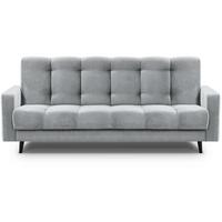 3-SITZER Schlafsofa Nancy Bis hellgrau - Hellgrau, Holz/Textil (220/89/93cm) - Beautysofa